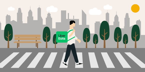 Uber Eatsが徒歩で配達開始、東京23区で試験導入