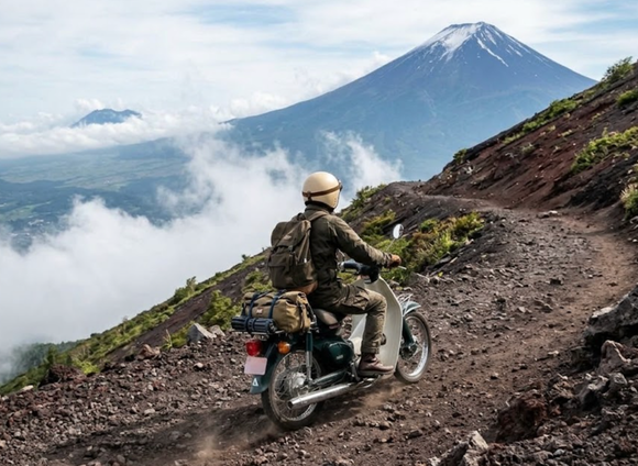 スーパーカブってアニメ見てるけど俺もバイクで富士山登ってみたい
