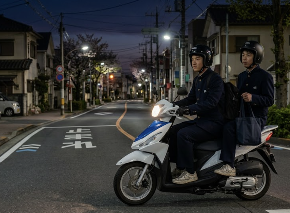 高校生2人が乗るスクーターと車が衝突し高校生ら2人が死傷、車の運転手を逮捕