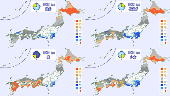 関東甲信は大雪のおそれ、東京23区も積雪に注意