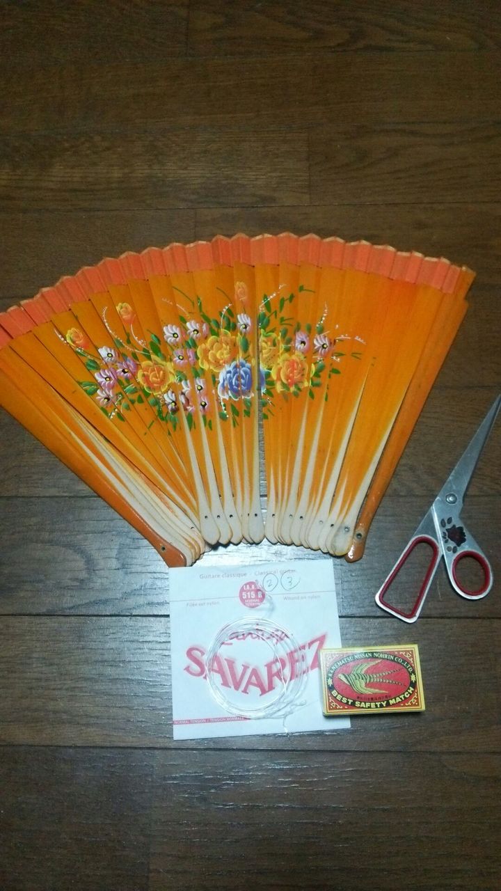 Abanico Espaolショートアバニコ27cm3本・修理金具・ケース付き