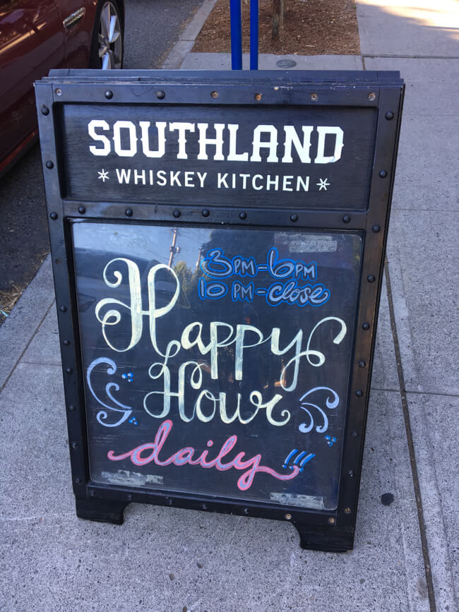 看板 | Southland Whiskey Kitchen