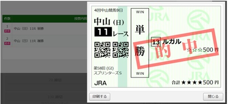 240929中山11R単勝