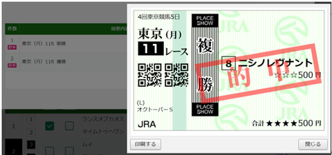251013東京11R複勝