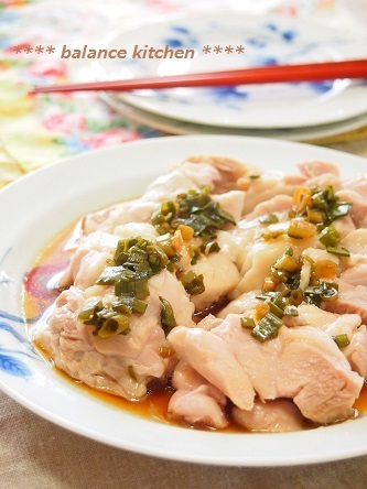 レンジ蒸し鶏(もも肉5