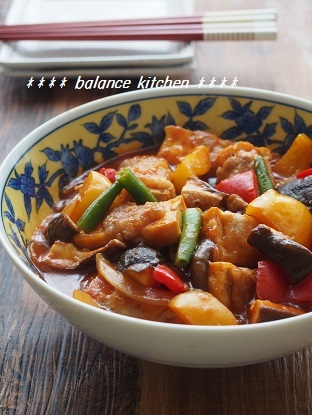 肉巻き厚揚げのトマトオイスター煮1