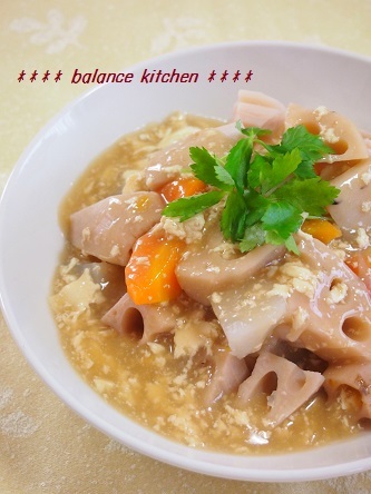ほくほく蓮根のゆずこしょう豆腐そぼろあん3