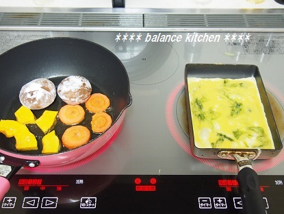 幼稚園パン弁当 椎茸の肉詰め