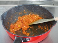 チキントマトの玄米カレー行程3