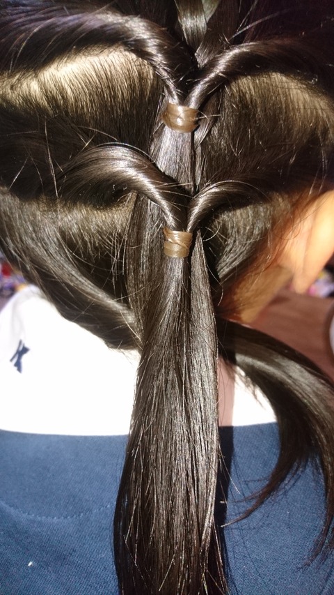 帽子もかぶりやすい 保育園 幼稚園でも崩れにくい髪型 Bambinetta Bambino