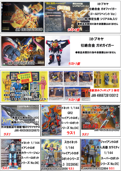 【漫画 プラモ】の広告■②【寿屋】、【フジミ】、【アオシマ】のコピー