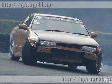 ドリフトビギナークラス:ガレージビービー走行会2014最終戦Rd.5in日光サーキット11月17日(月)