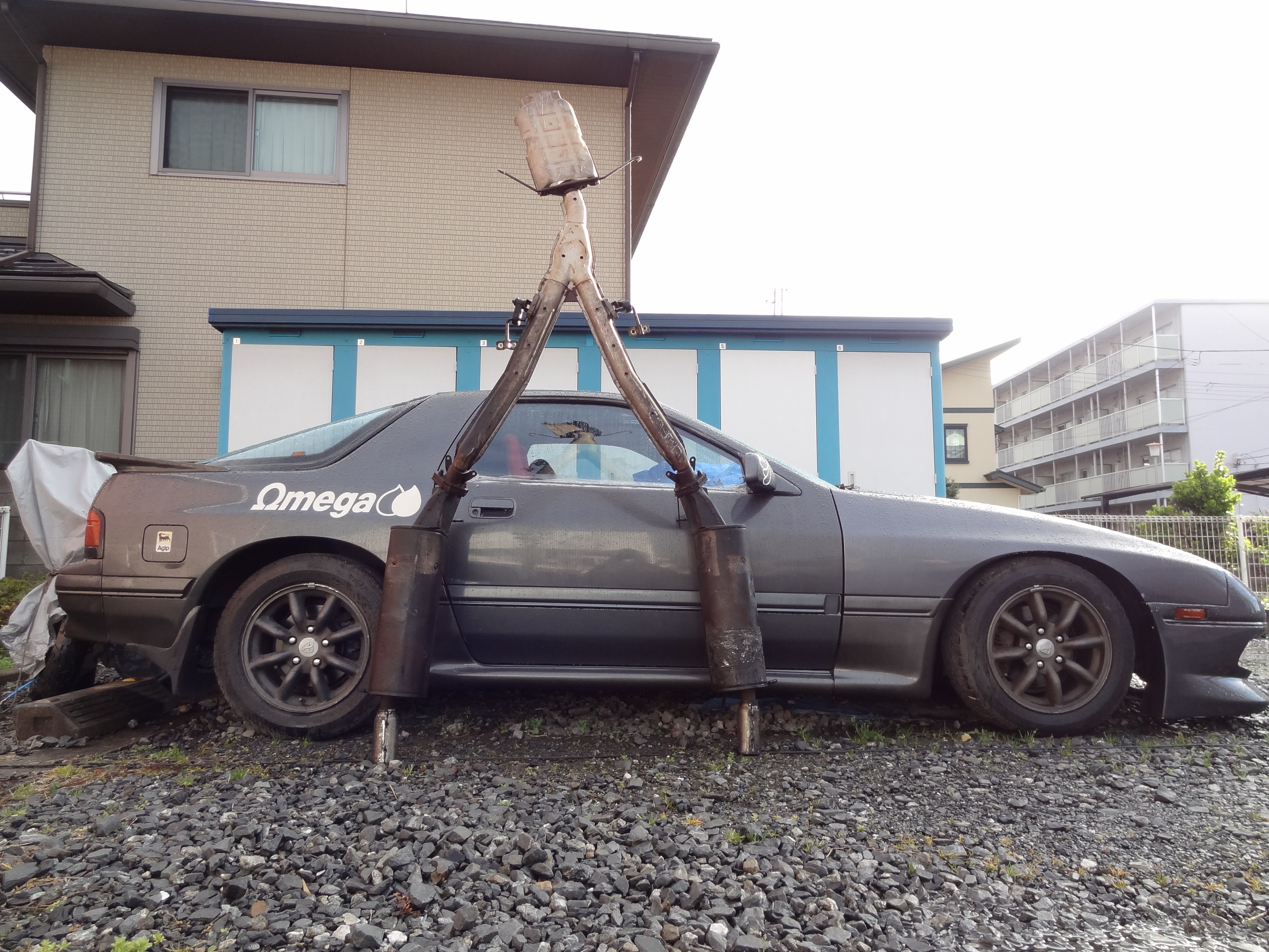 Fcのマフラーあげます コルベット 81c3 素人レストア修行