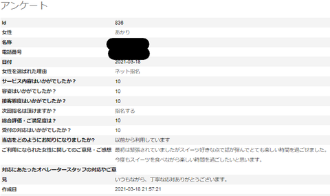 あかりさんアンケート4 H様
