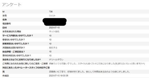 ひとみさん アンケート2 T様