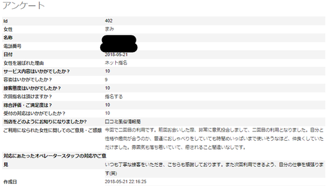 まみさんアンケート1　Y様