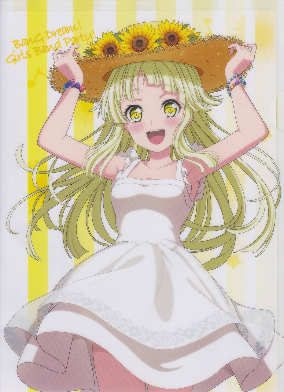 ガルパ これ特に脈絡なくブッ込んできたけど見事に向日葵と白ワンピと麦わら帽子が似合うメンツ選んでるしイラストも可愛いし素晴らしいわ バンドリまとめ速報