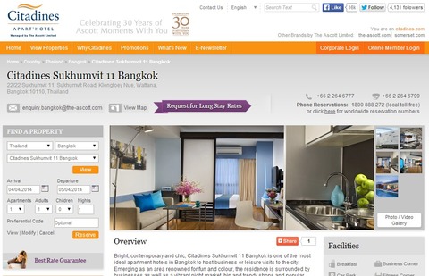 Citadines Sukhumvit 11 Bangkok