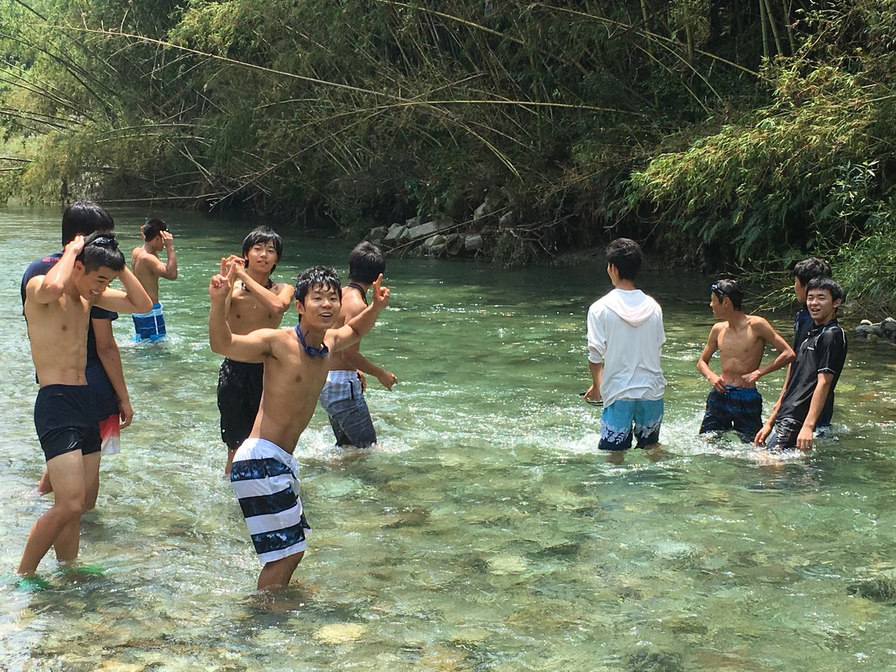 川遊び続き 静岡県立磐田南高等学校剣道部後援会 川遊び続き 静岡県立磐田南高等学校剣道部後援会