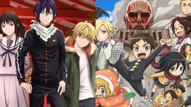 中の人 ノラガミ Aragoto 進撃 巨人中学校 のコラボビジュアルが解禁 繋がりですか おしキャラっ 今流行りのアニメ やゲームのキャラクターのオモシロ情報をまとめるサイトです