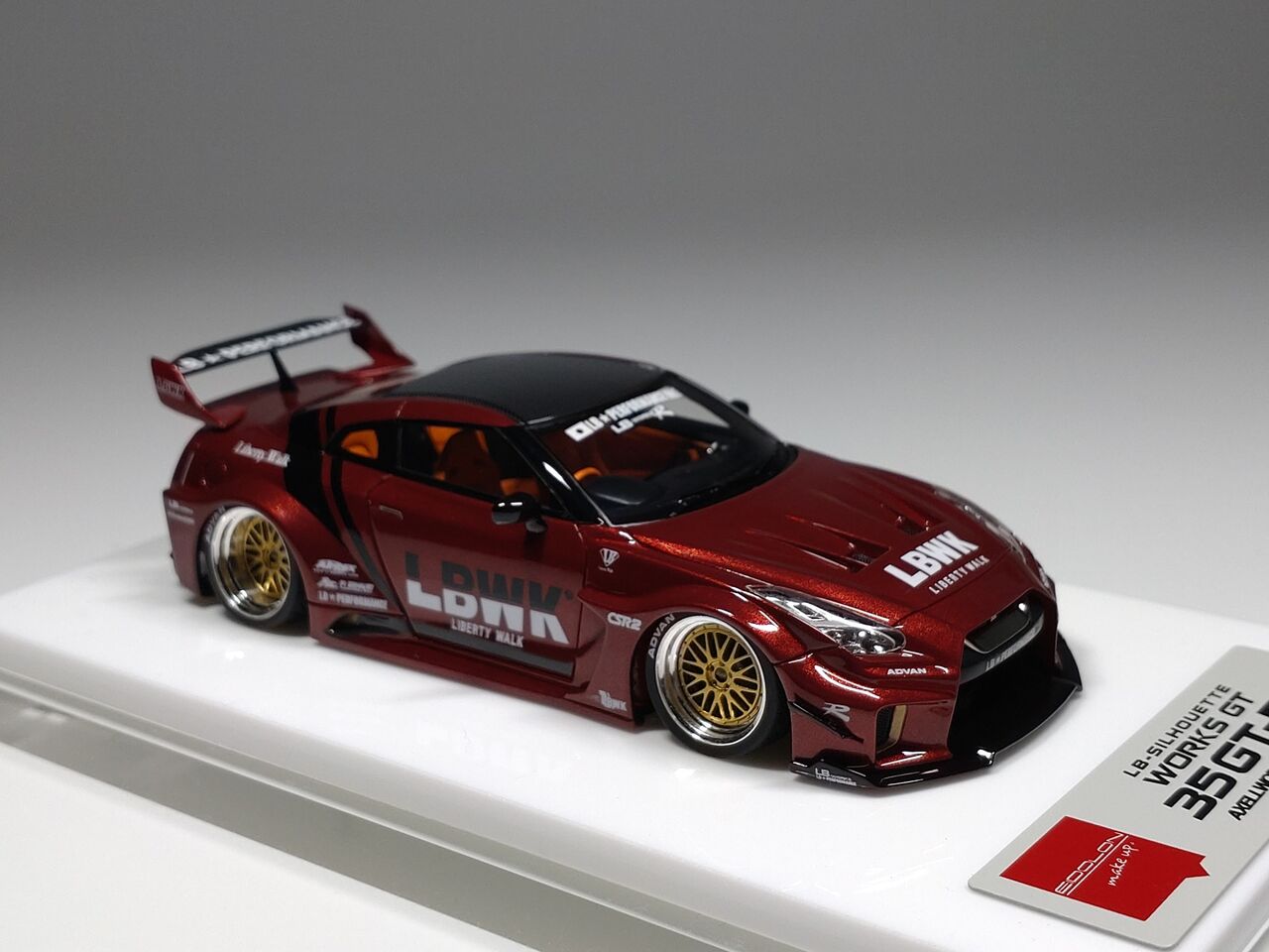 アイドロン　アクセルワークスLB012HT4 35GT-RR VinoRosso Amazon | アイドロン EIDOLON アクセルワークス AXELL 1/43 LB