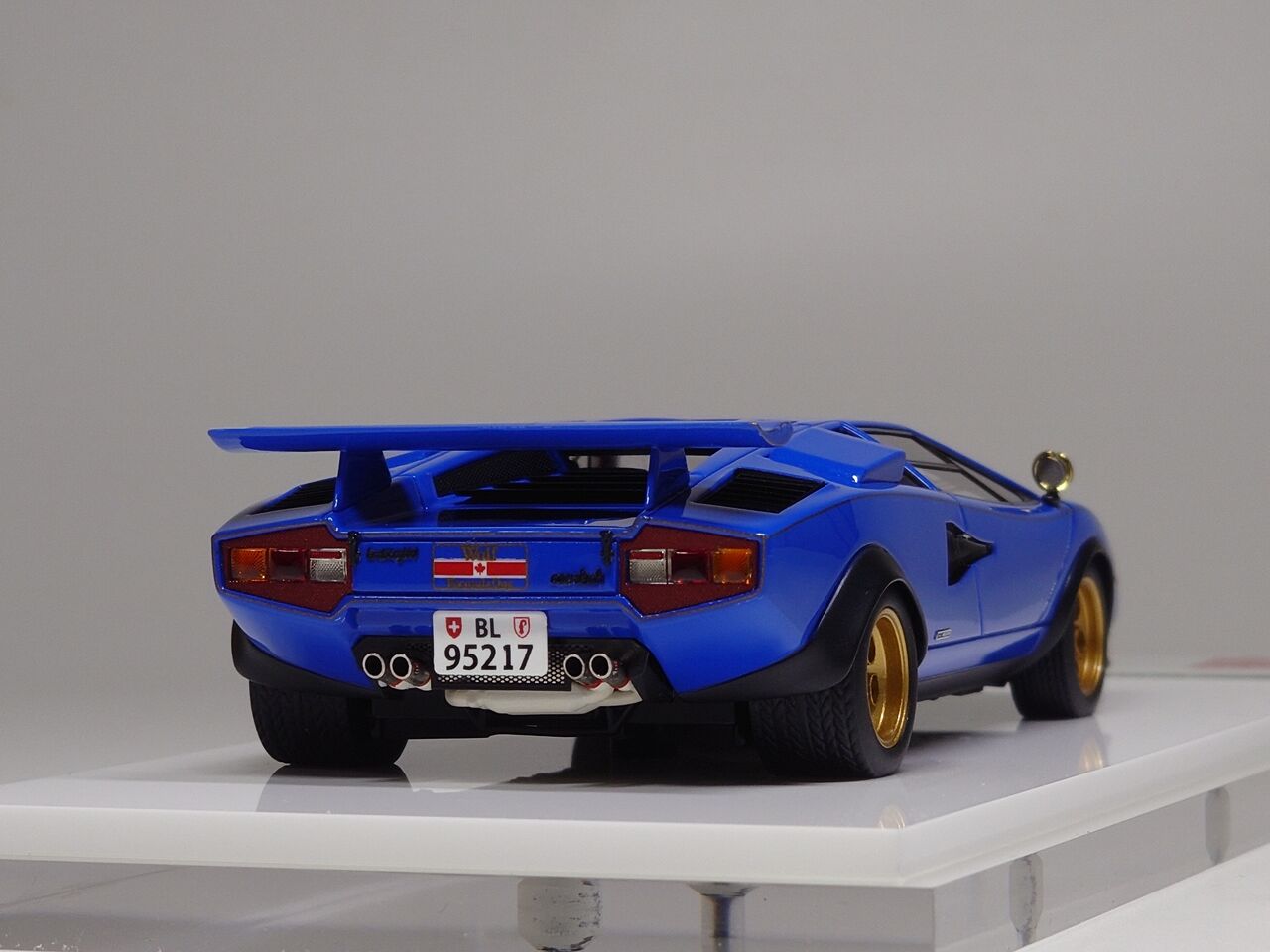 メイクアップ EIDOLON LP500S ウルフ2号車 1/43 偶然にも.EIDOLON 1/43 Lamborghini Countach LP500S Ch