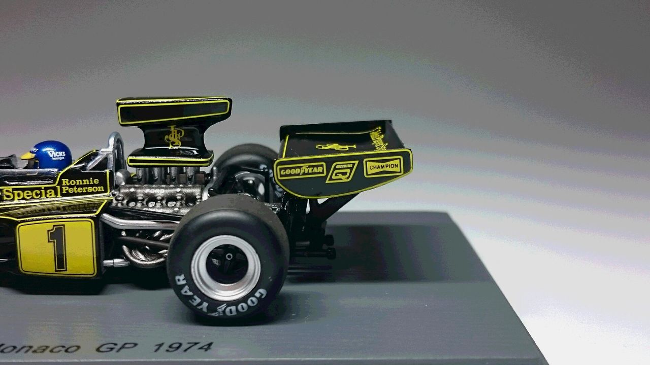 スパーク1/43ロータス72E モナコGP1974 R.ピーターソン スパーク1/43ロータス72E モナコGP1974 R.ピーターソン