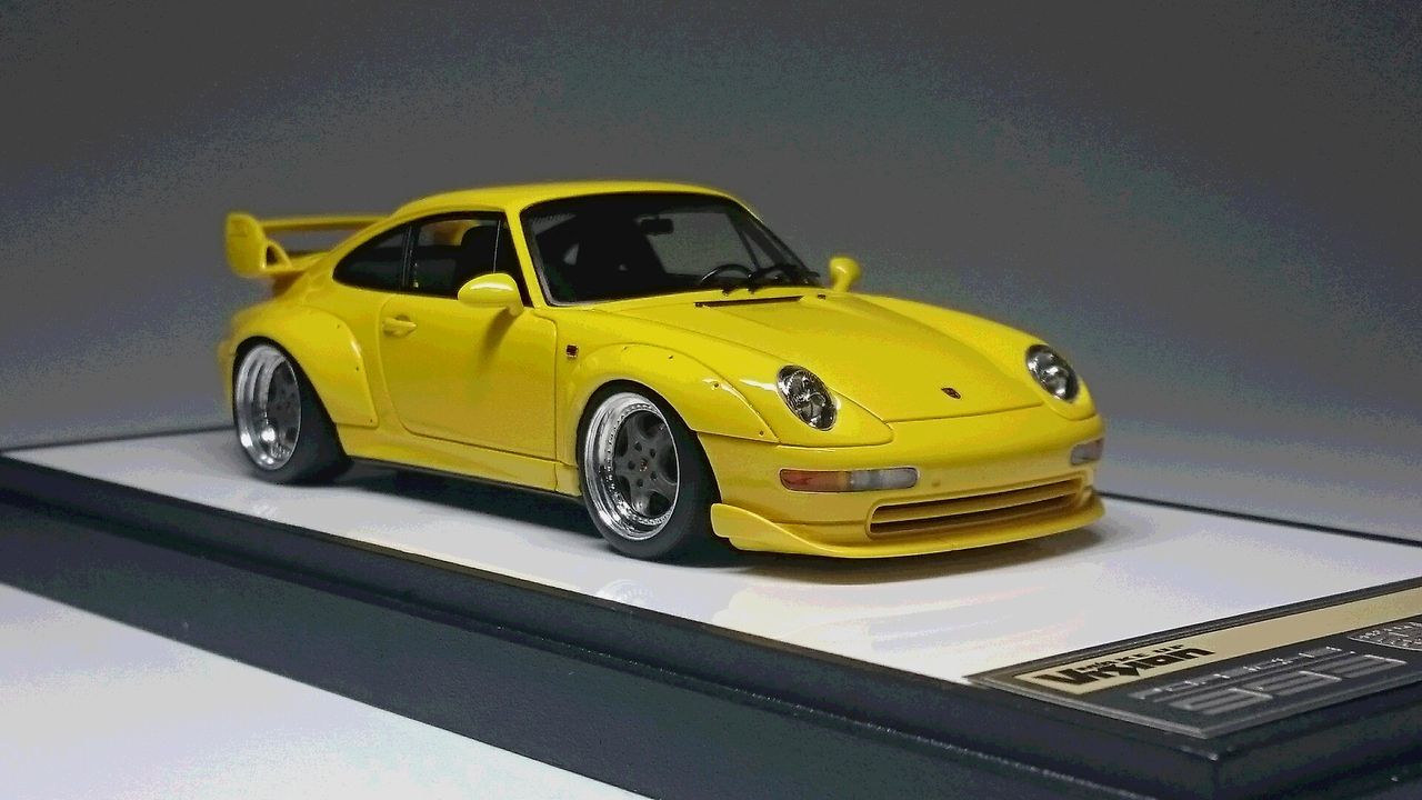 Vision1/43ポルシェ911(993)GT2 Street Speed Yellow : ミニカー Vision1/43ポルシェ911(993)GT2 Street Speed Yellow : ミニカー