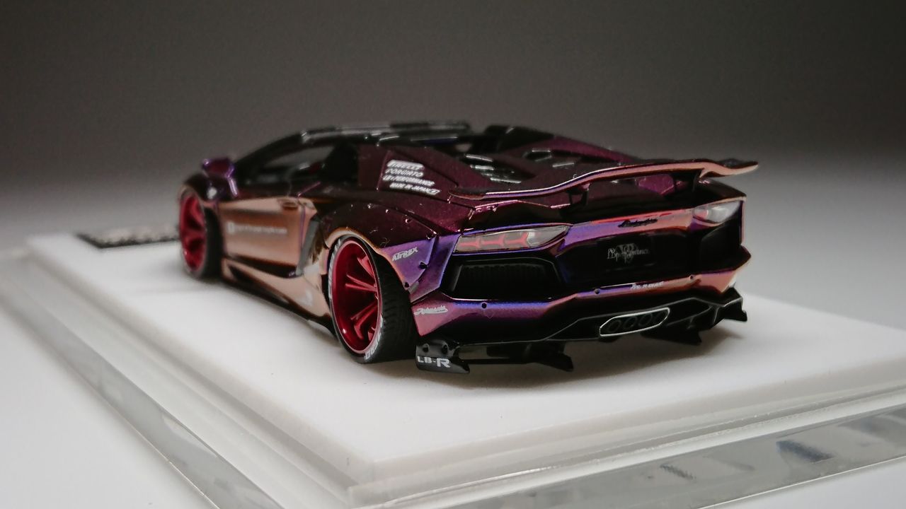 M.S 1/43 LB☆PERFORMANCE AVENTADOR ROADSTER Chameleon Purple