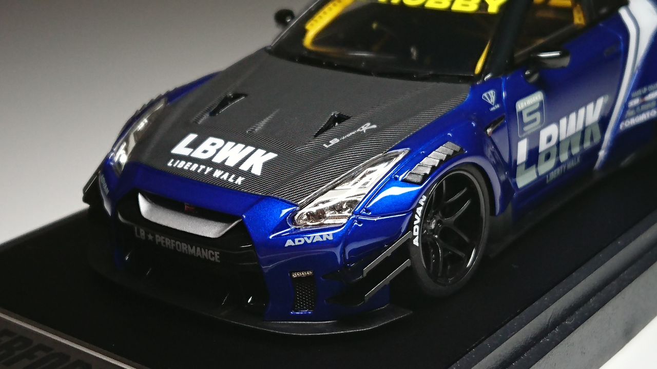 LB-HOBBY SHOP OPEN 記念モデル!Liberty Walk特注 Eidolon 1/43 LB-WORKS R Type2 Racing Spec Candy Blue Limited 50 pcs. : ミニカー道中記 LB-HOBBY SHOP OPEN 記念モデル!Liberty Walk特注 Eidolon 1/43 LB-WORKS R Type2 Racing Spec Candy Blue Limited 50 pcs. : ミニカー道中記