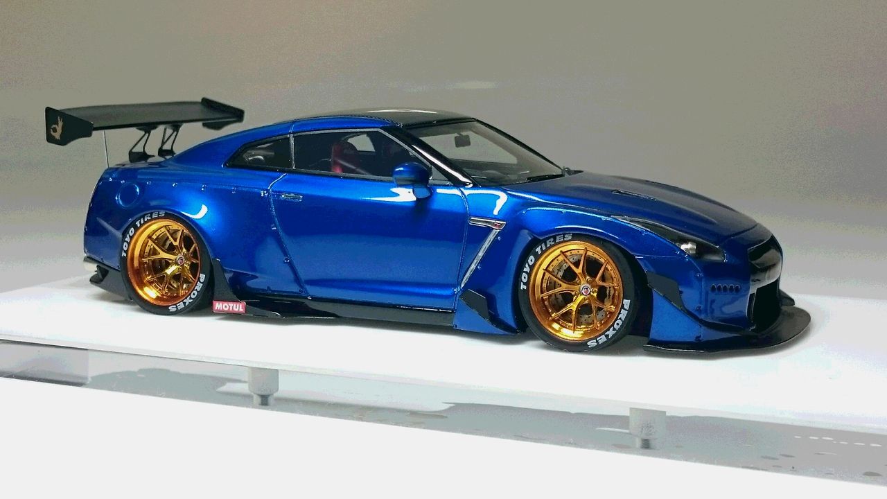 EIDOLON1/43Rocket Bunny R35 GT-R Candy Blue : ミニカー道中記