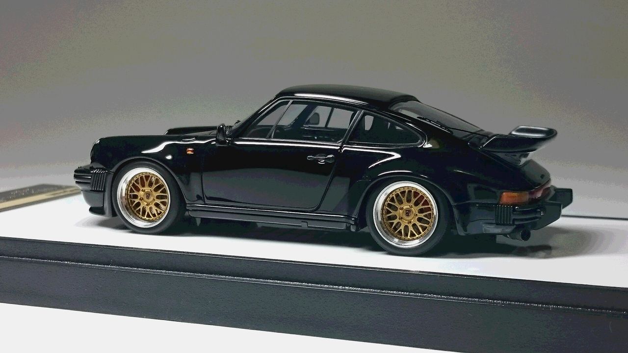 【限定品】VISION 1/43 ポルシェ 911 ターボ ブラック Vision1/43ポルシェ930ターボ1988Black : ミニカー道中記