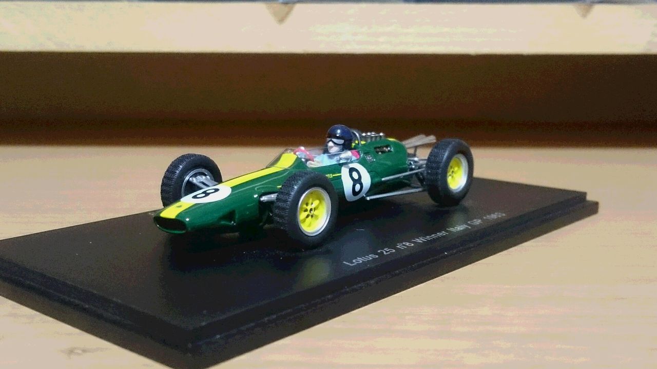 スパーク1/43ロータス25 イタリアGP1963 J.クラーク ワールド