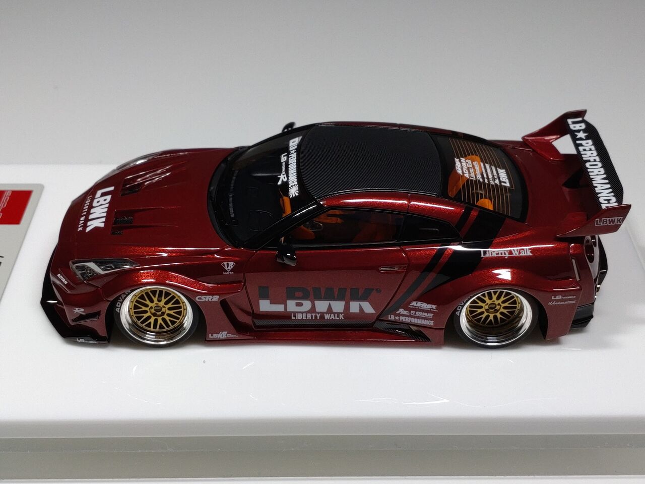 アイドロン　アクセルワークスLB012HT4 35GT-RR VinoRosso EIDOLON アイドロン AXELLWORKS アクセルワークス 1/43 LB