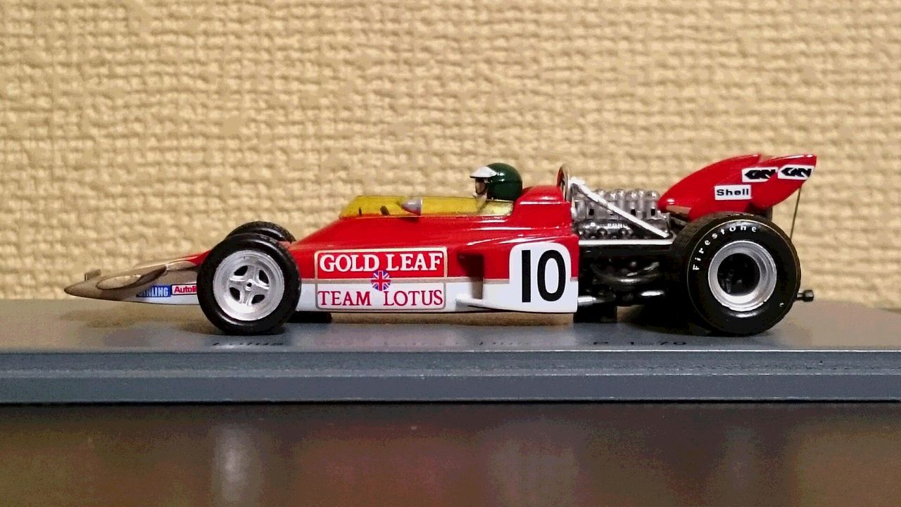 スパーク1/43ロータス72C Dutch GP1970 J.リント : ミニカー道中記 スパーク1/43ロータス72C Dutch GP1970 J.リント : ミニカー道中記