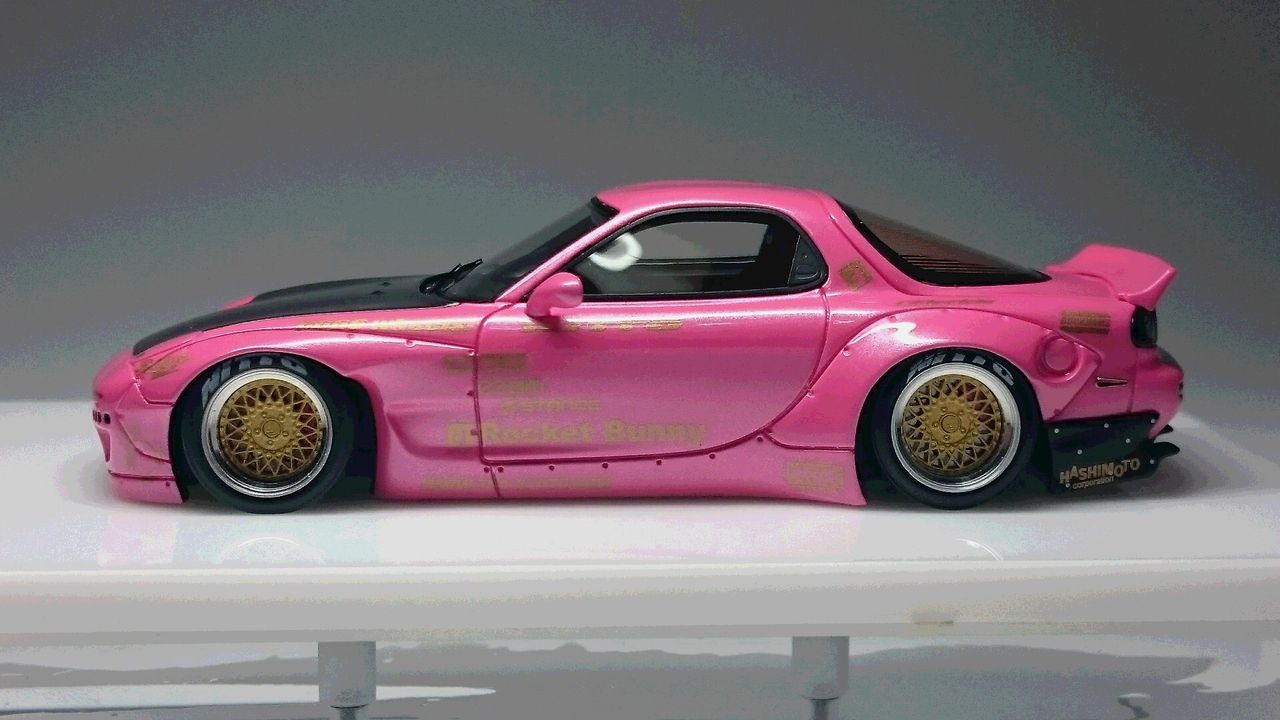 MyStar/EIDOLON1/43Rocket Bunny RX-7(FD3S)Corona Rossa/Carbon