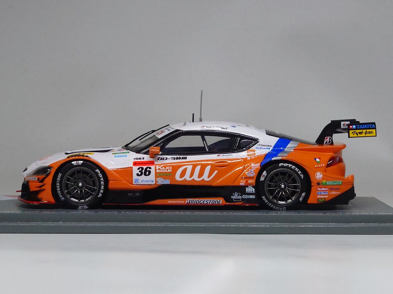 忘れた頃に..Spark 1/43 au TOM'S GR Supra No.36 TGR TEAM au