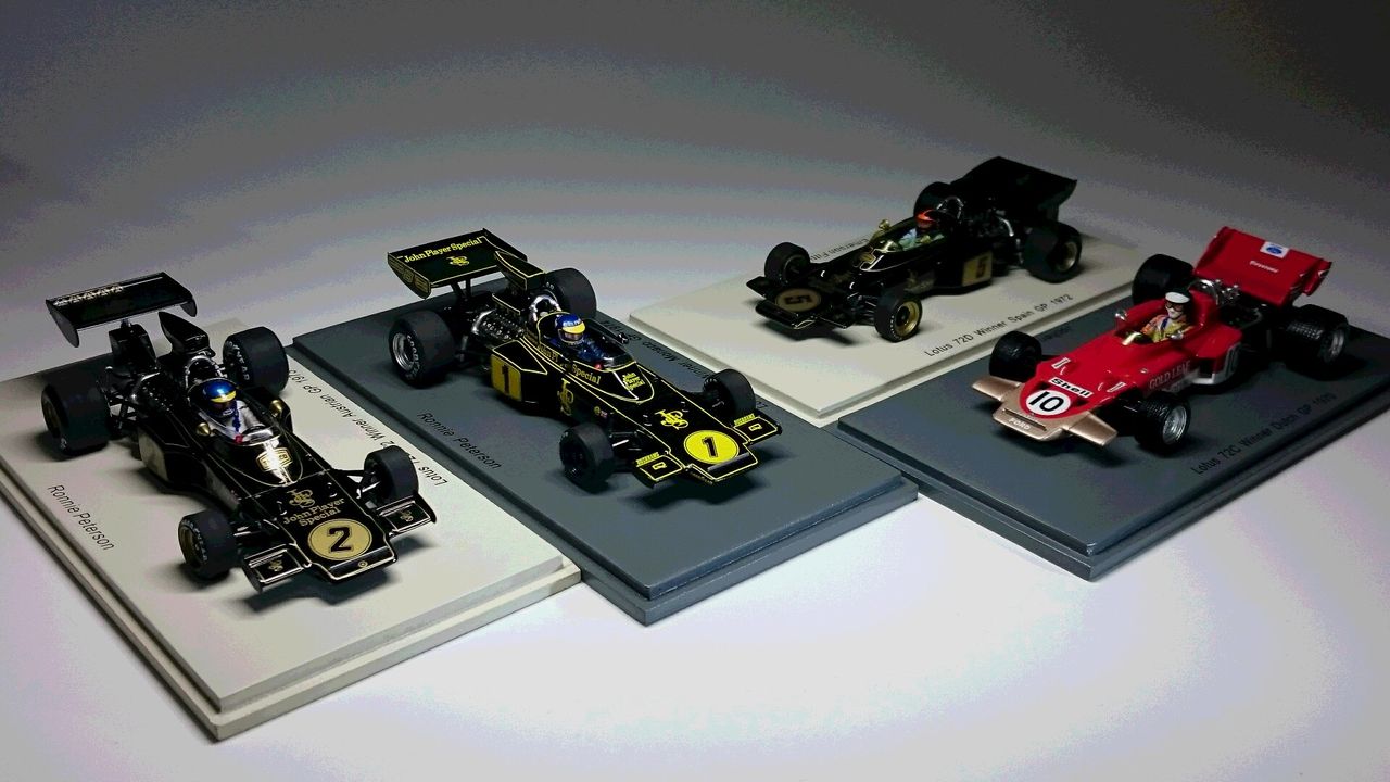 スパーク1/43ロータス72E モナコGP1974 R.ピーターソン スパーク1/43ロータス72E モナコGP1974 R.ピーターソン