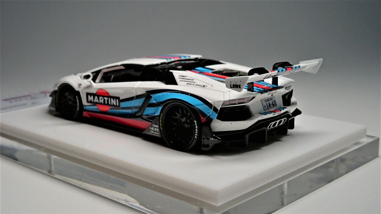 1/43 FuelMe Lamborghini Aventador LB Works Liberty Walk