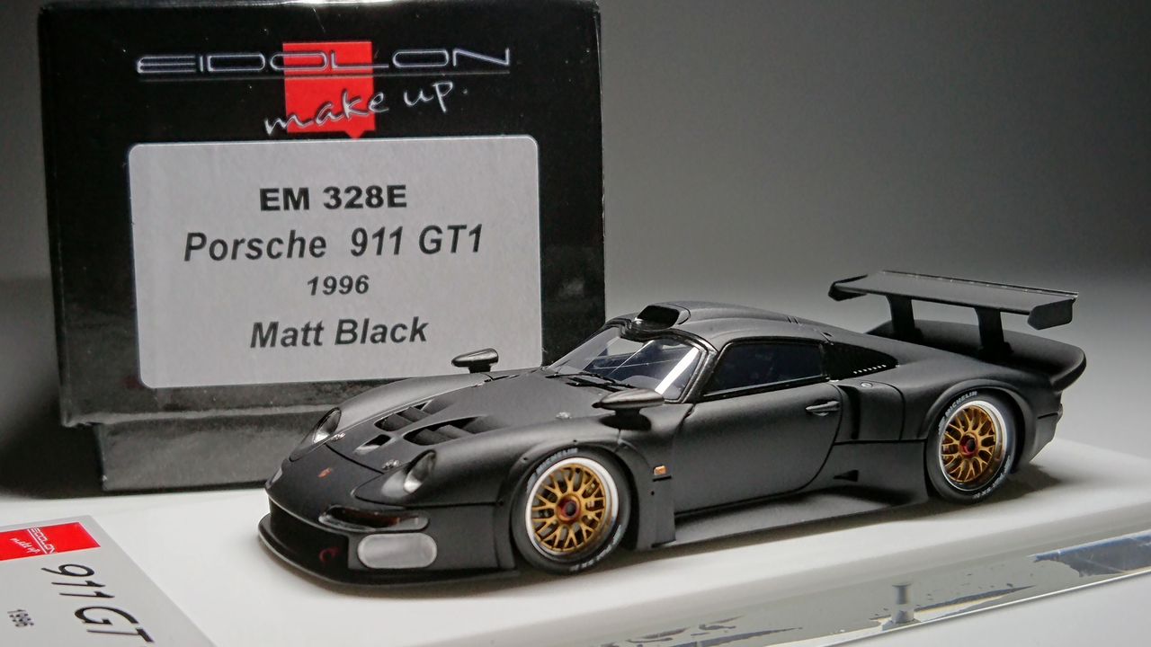 Amazon | 京商別注 H.I.B 1/43 ミニカー 911 GT1 1996 マット