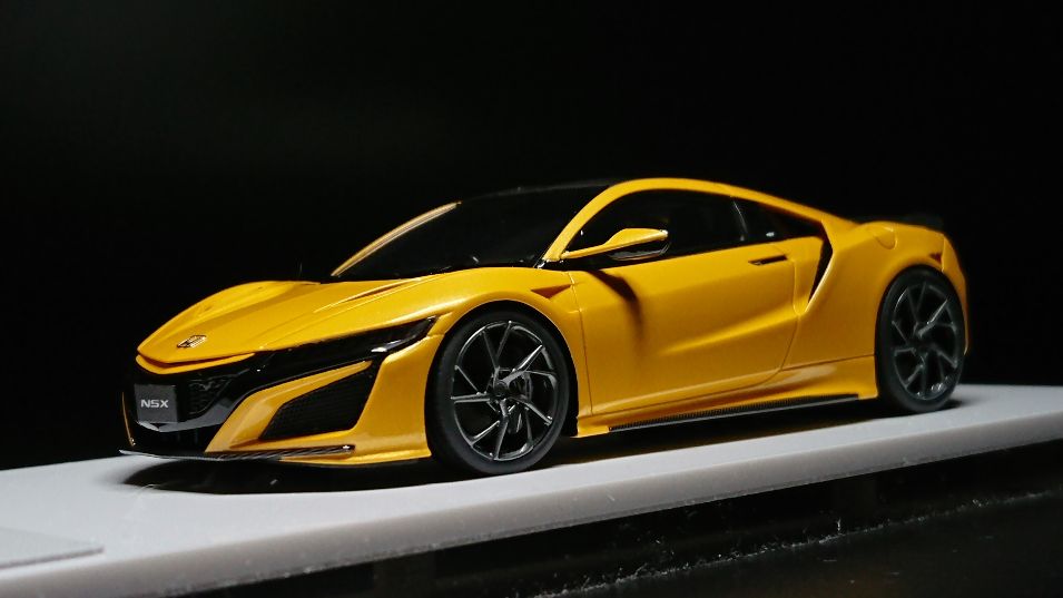 たまには.EIDOLON 1/43 HONDA NSX 2020 Pearl Yellow Limited