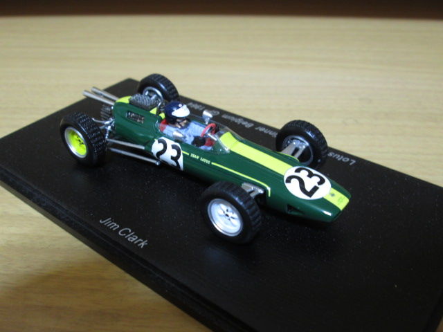 ミニカー道中記スパーク1/43ロータス25ベルギーGP1964 J.クラークコメントトラックバック