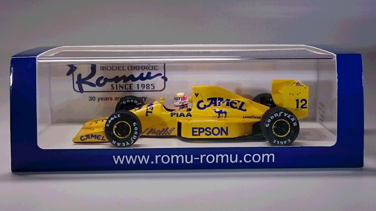 ロム特注スパーク1/43ロータス101 S.中嶋 オーストラリアGP1989 ロム特注スパーク1/43ロータス101 S.中嶋 オーストラリアGP1989