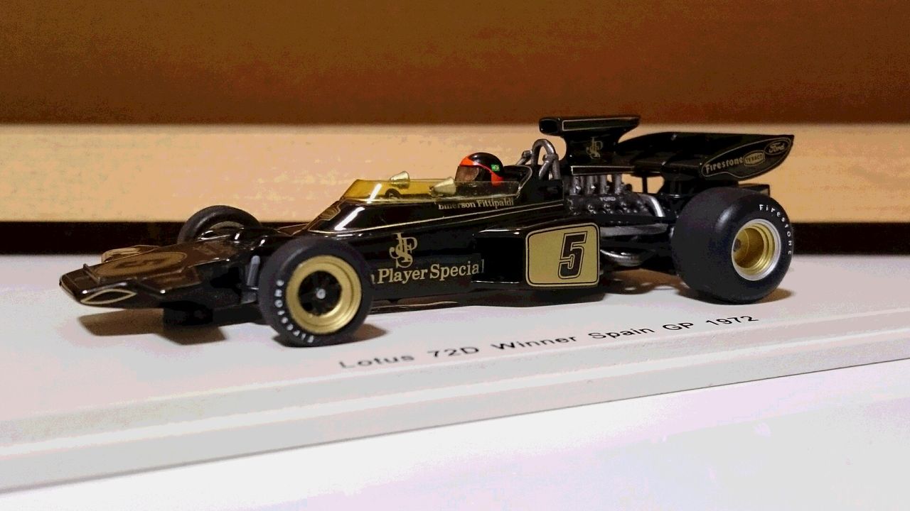 スパーク1/43ロータス72D スペインGP1972 E.フィッティパルディ スパーク1/43ロータス72D スペインGP1972 E.フィッティパルディ