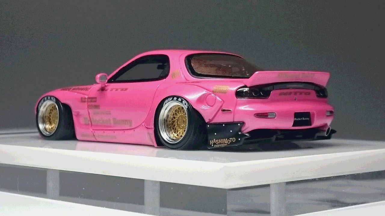 MyStar/EIDOLON1/43Rocket Bunny RX-7(FD3S)Corona Rossa/Carbon