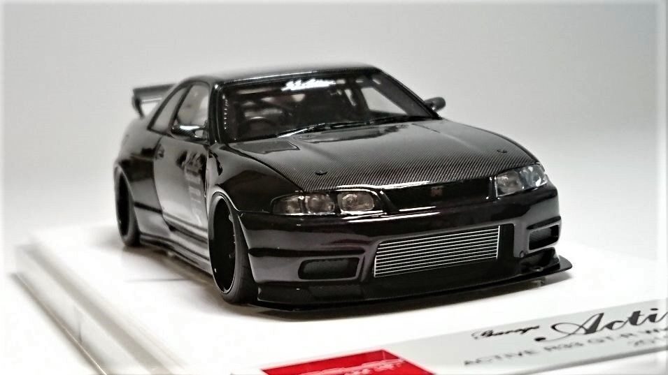 悩んだ末に..EIDOLON 1/43 Garage Active ACTIVE R33 GT-R Wide