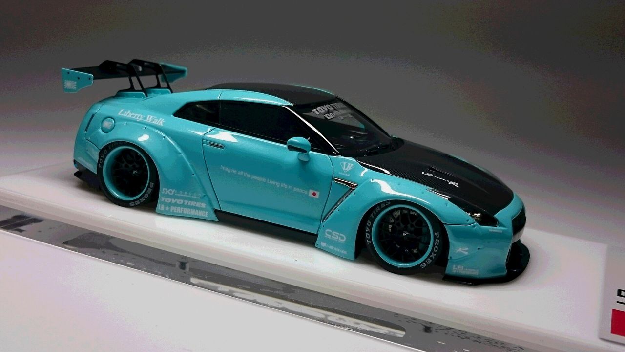 Zoomer/Eidolon 1/43LB☆WORKS R35 GT-R Light Blue : ミニカー道中記