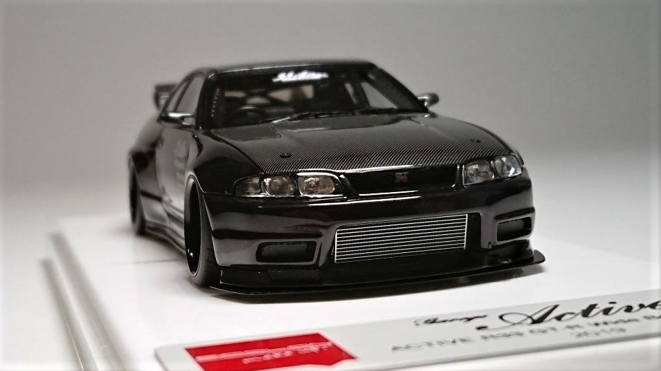 悩んだ末に..EIDOLON 1/43 Garage Active ACTIVE R33 GT-R Wide