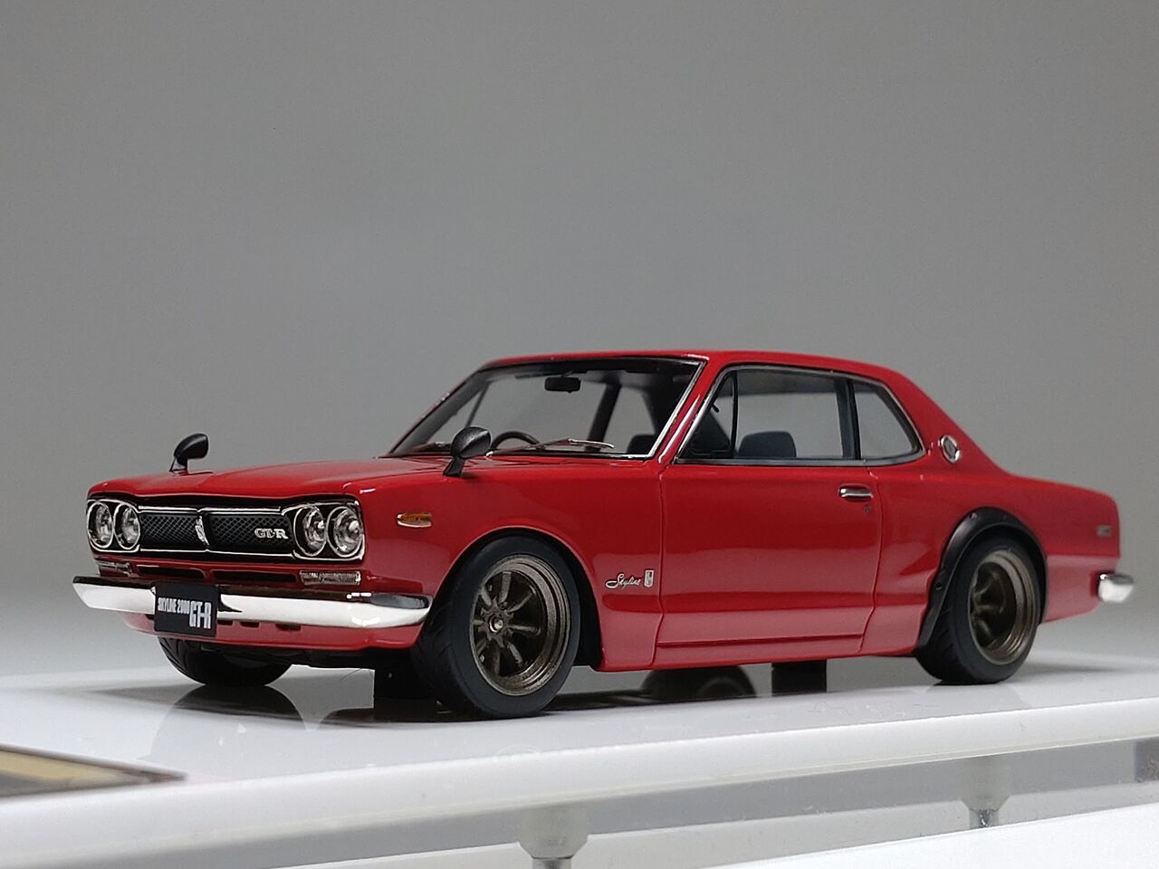 Vision 1/43 NISSAN SKYLINE 2000 GT-R(KPGC10）1971 Red