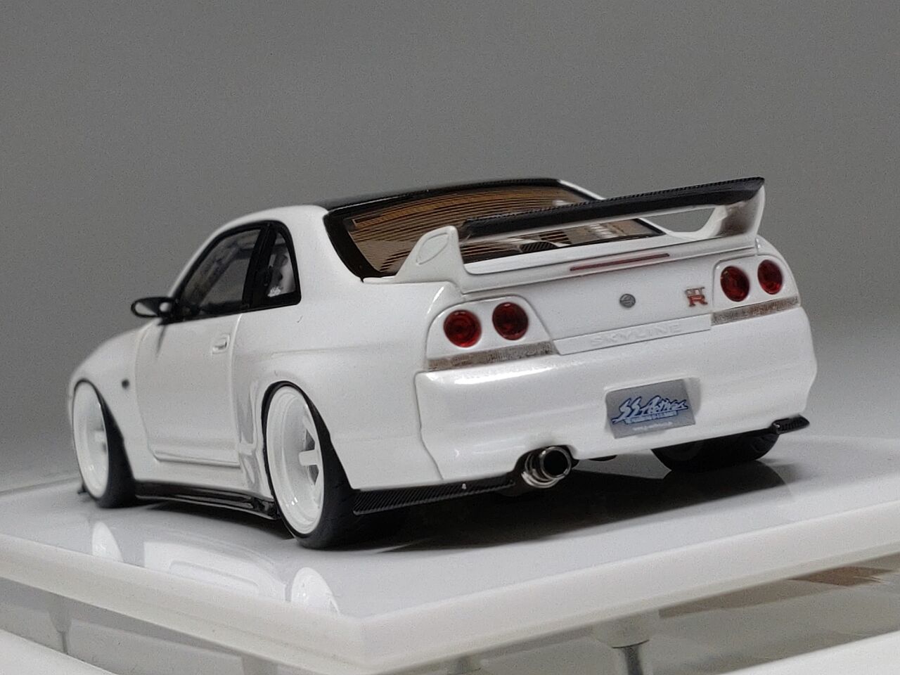 カッコ良し👍EIDOLON 1/43 Garage Active ACTIVE R33 GT-R Wide